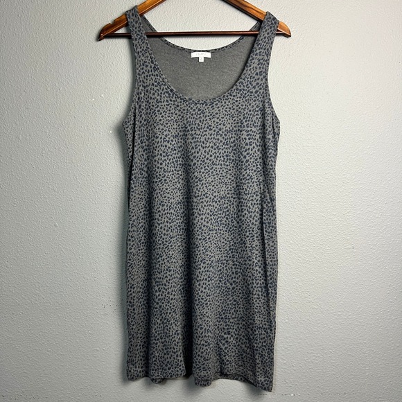 Z Supply Boutique Tank Dress Leopard Print Casual Sleeveless Comfy‎ Dress Size S - Picture 1 of 7
